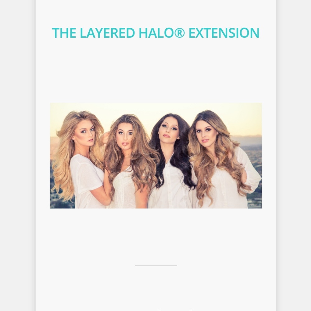 Halo couture 20" #5 layered extensions